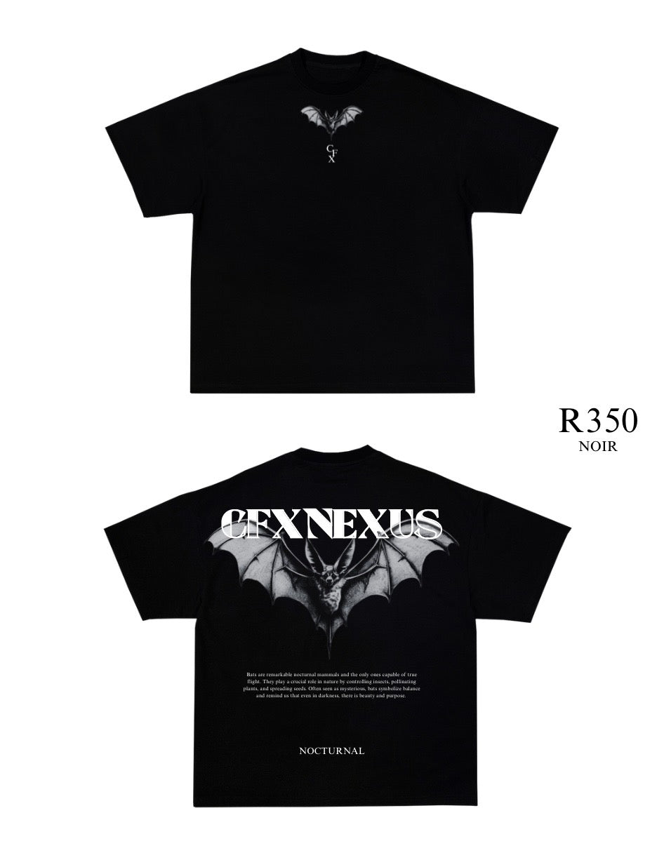 Nocturnal Black T-Shirt