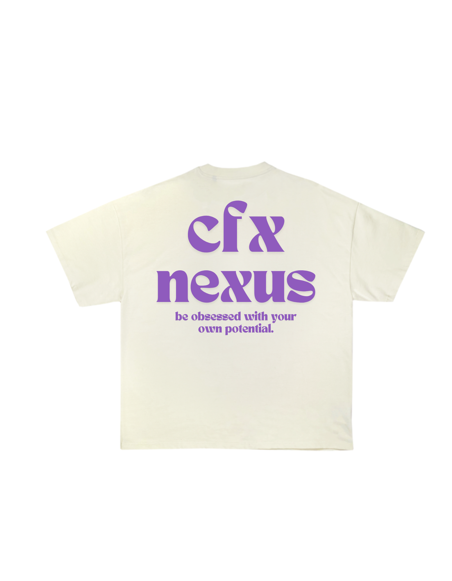 Slogan Cream White T-Shirt