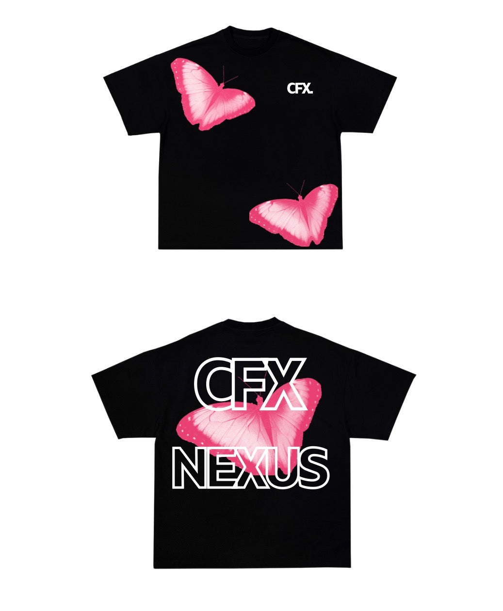 CFX PINK BUTTERFLY T-SHIRT