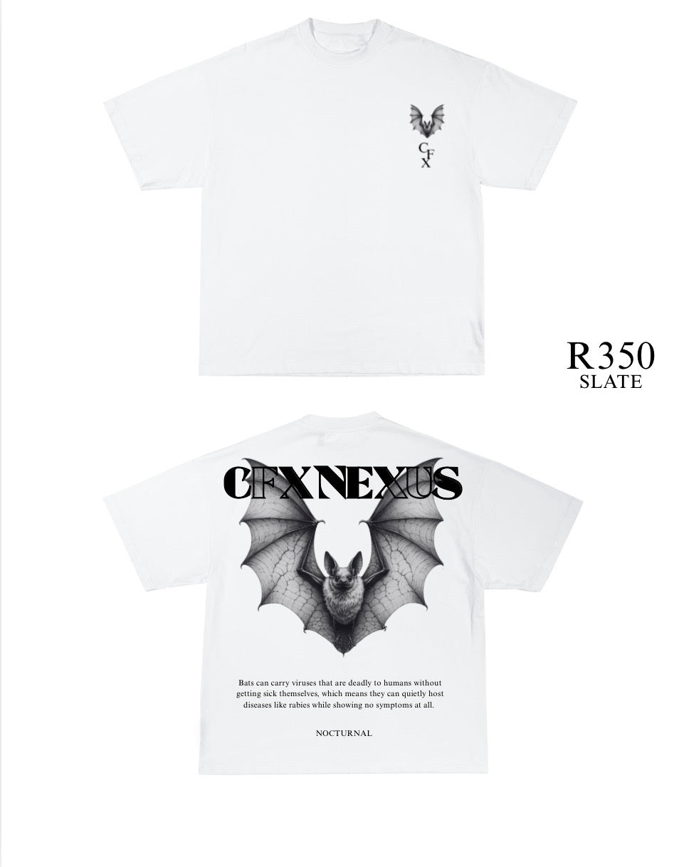 Nocturnal White T-Shirt