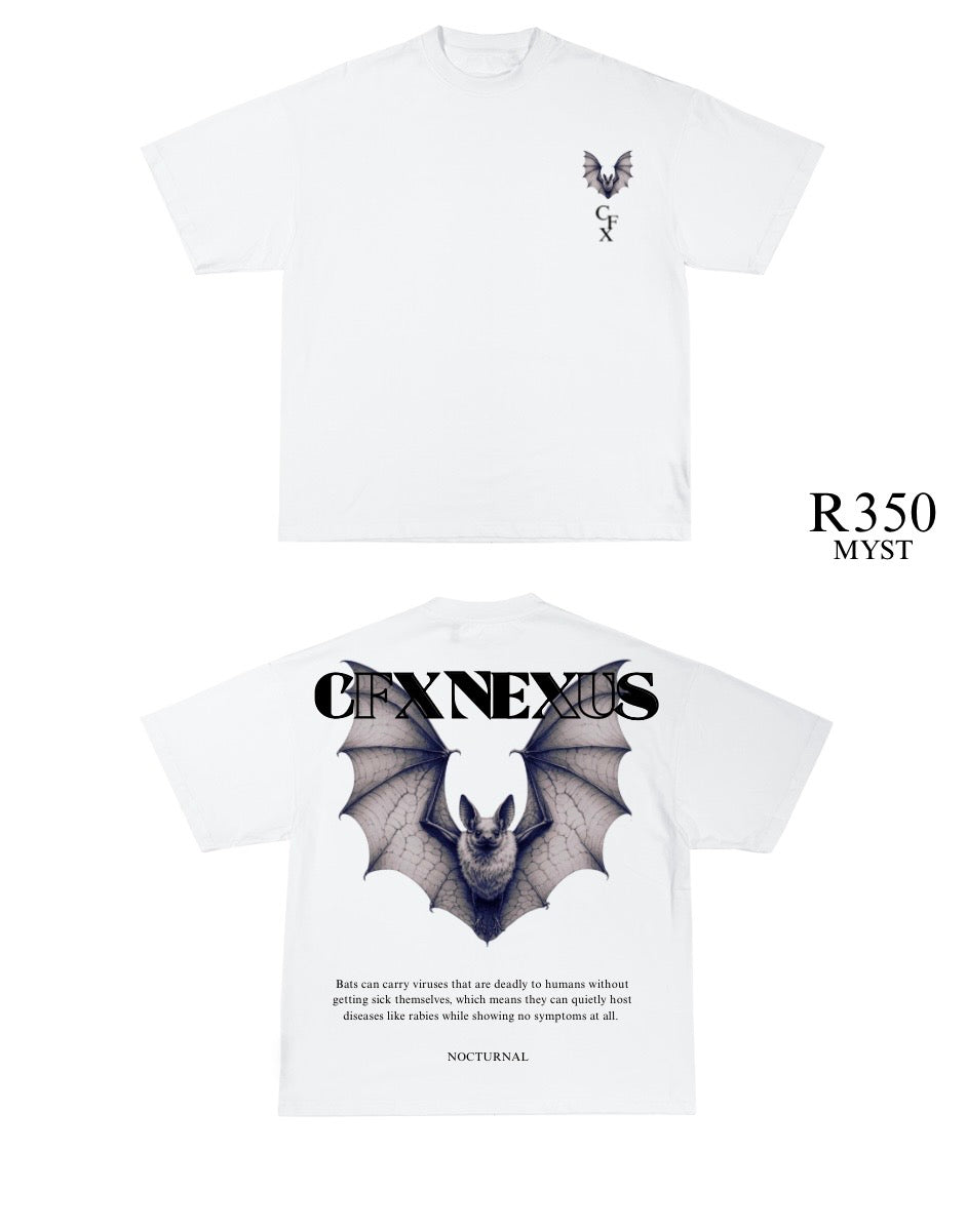 Nocturnal White T-Shirt