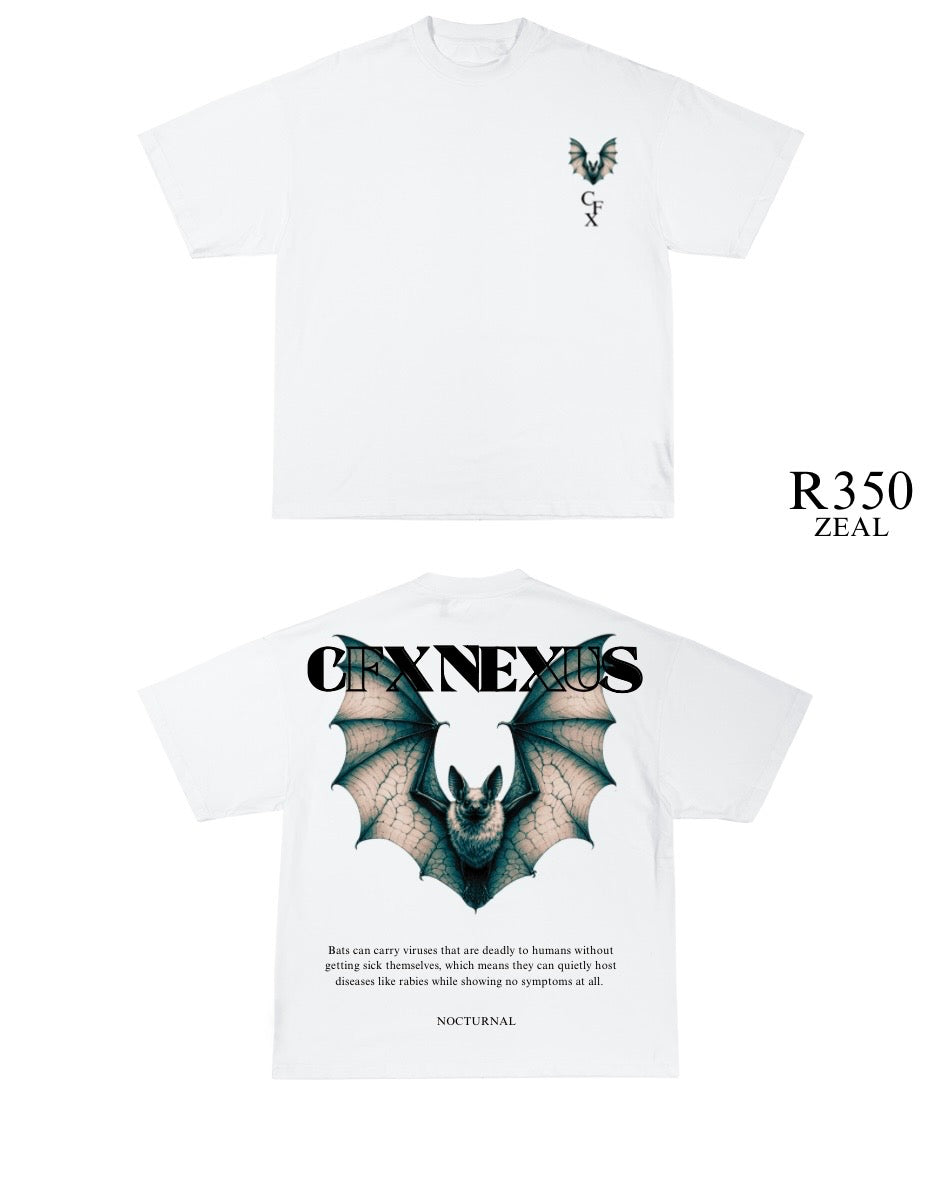 Nocturnal White T-Shirt