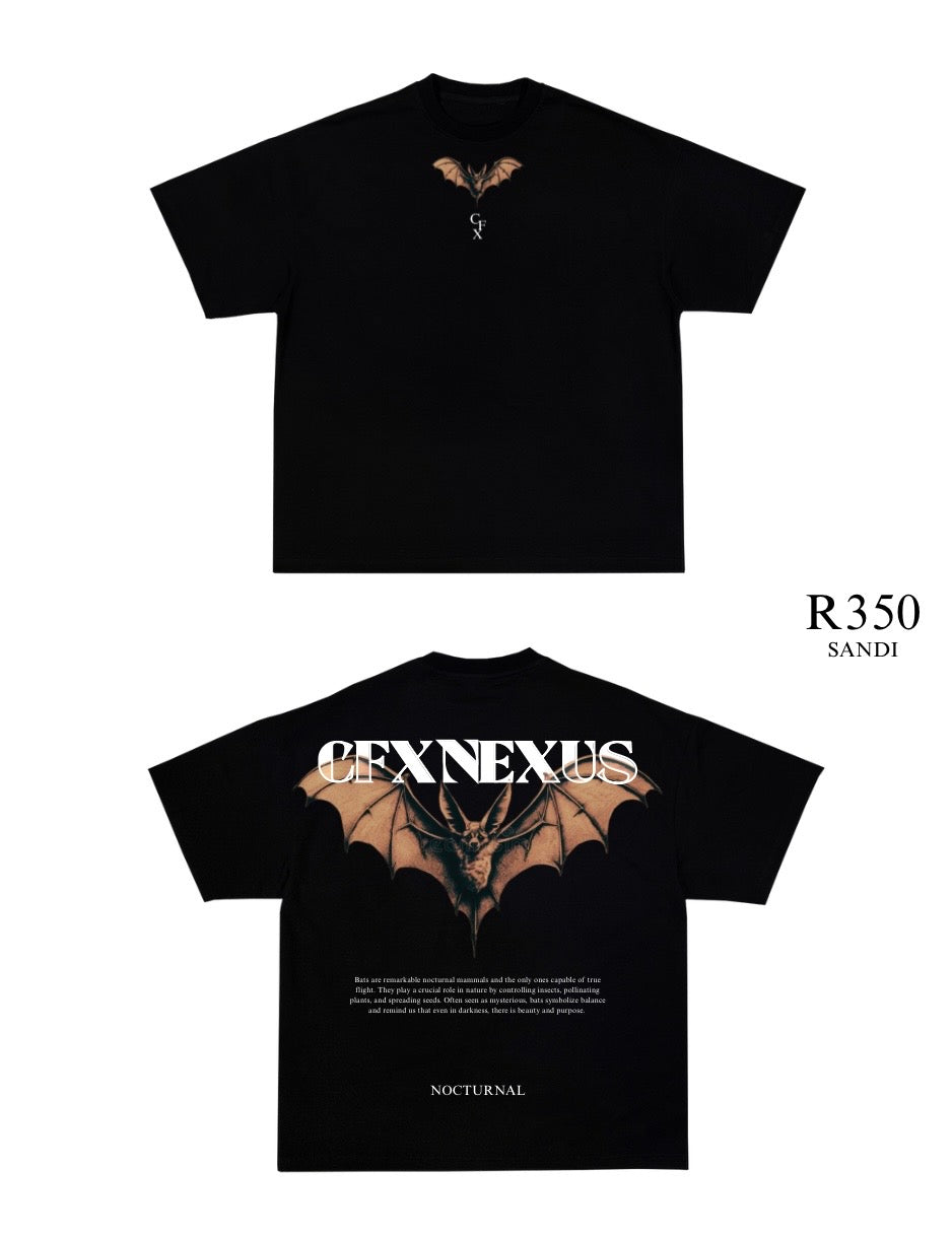 Nocturnal Black T-Shirt