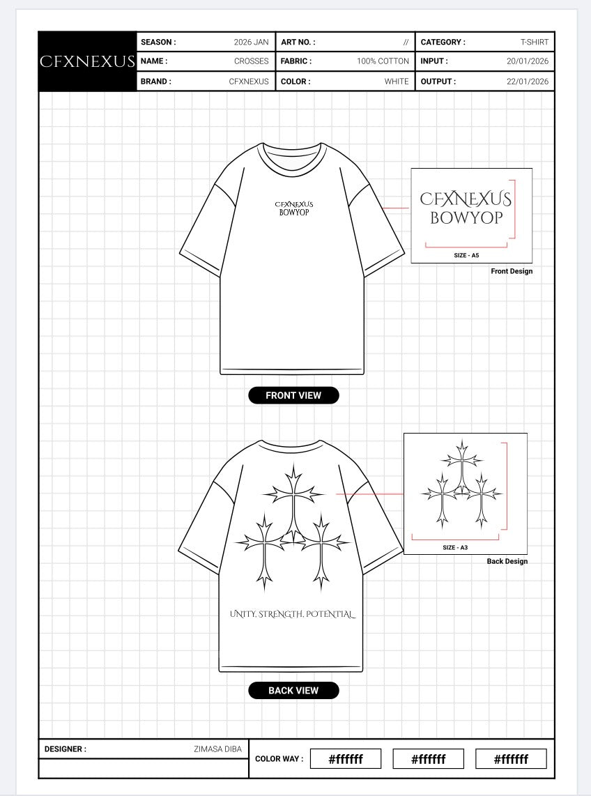 Unity, Strength, Potential Short Sleeve CFXNEXUS T-Shirt